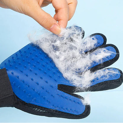 Silicone Pet Grooming Gloves | Cat & Dog Hair Removal | Gentle Deshedding Tool